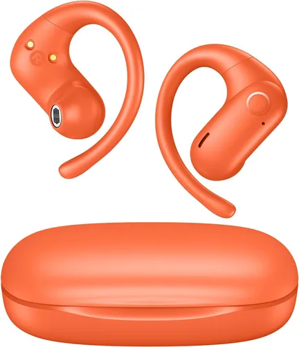 Miniatura 9 de kurdene Auriculares inalámbricos Bluetooth 5.4, auriculares abiertos con sonido de graves profundos, auriculares de 60 horas de reproducción, ajuste