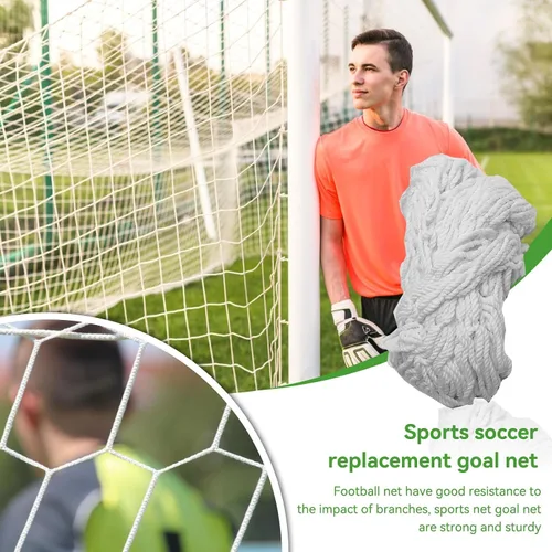 Miniatura 5 de Red de fútbol, repuesto de red de fútbol para deportes de fútbol, poste de repuesto para entrenamiento de partidos deportivos