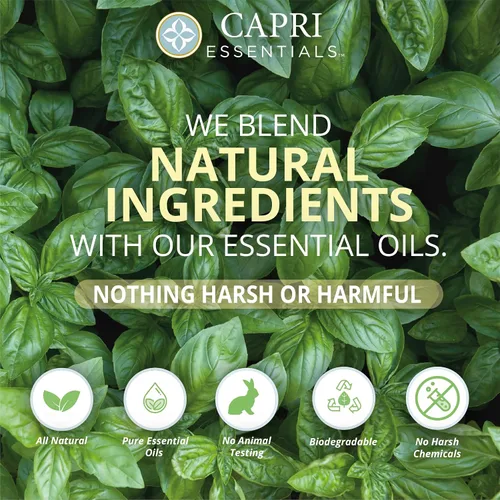 Miniatura 5 de CAPRI ESSENTIALS Jabón líquido para platos, suministros de limpieza naturales para el hogar, detergente aromático para platos a base de plantas