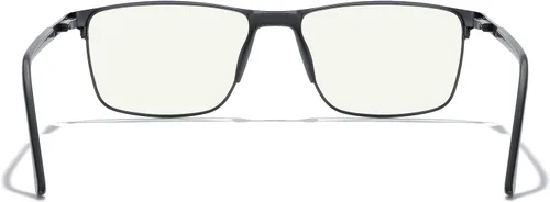 Miniatura 4 de MERRY'S Lentes de bloqueo de luz azul de moda, lentes de lectura, marco de metal, bisagra de resorte, lentes para hombres Negro-2.047 in