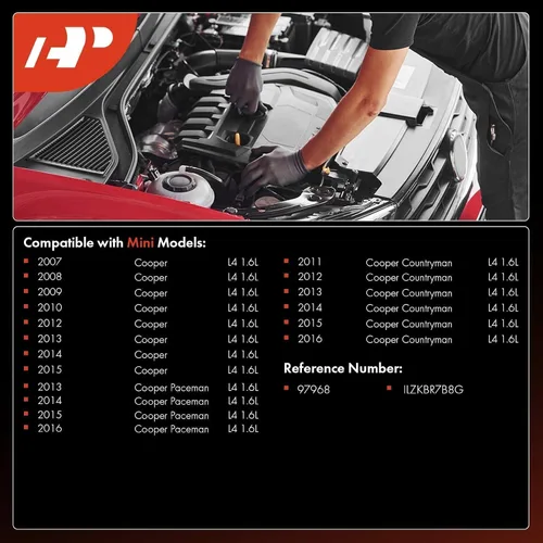 Miniatura 2 de A-Premium Bujías de Iridio y Platino Compatibles con Mini Cooper 2007-2015, Cooper Countryman 2011-2016, Cooper Paceman 2013-2016, Paquete de 4