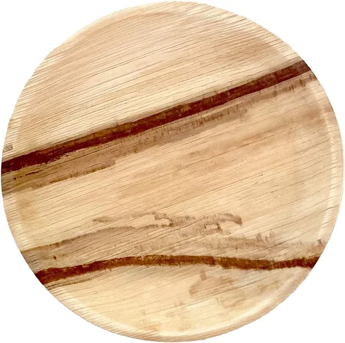 Miniatura 9 de NEATtable Platos de hoja de palma Diseño de limón Desechables y compostables Ecológicos y 100% naturales Ideal para eventos al aire libre