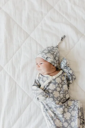 Miniatura 2 de Copper Pearl Baby Beanie Hat Top Knot