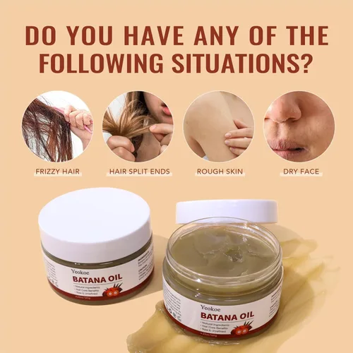 Miniatura 6 de Aceite de Batana Yeokoe para el Crecimiento del Cabello Puro y Natural Crudo No Refinado Dr. Sebi, Aceite para el Cabello, Excelente para el Cuidado