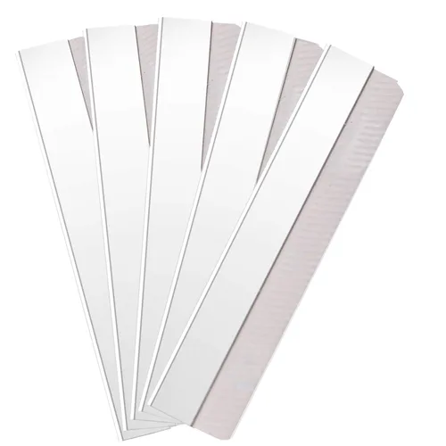 Lamoutor 100 hojas de afeitar de un solo filo de acero industrial, cuchillas de afeitar rectas desechables para hombres y mujeres