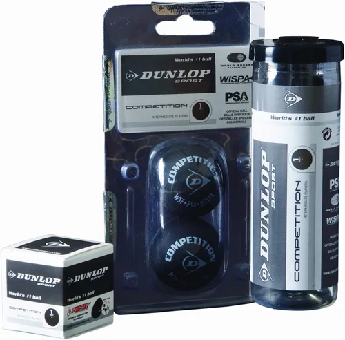 Miniatura 7 de Dunlop Sports Competition Squash Ball, Single Yellow Dot