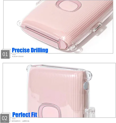 Miniatura 5 de Mini Link 2 Funda transparente para cámara Fujifilm Instax Mini Link 2 Smartphone Accesorios de impresora fotográfica PVC transparente bolsa
