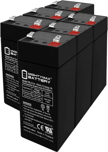 Miniatura 12 de Mighty Max Battery Producto de la marca de batería de plomo ácido sellada de 4 voltios y 4.5 Ah (paquete de 1)