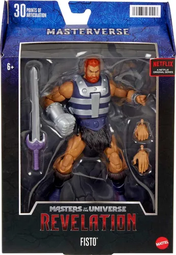 Miniatura 2 de Masters of the Universe Masterverse Fisto Figura de acción con accesorios, Motu de 7 pulgadas, regalo coleccionable para fanáticos de 6 años