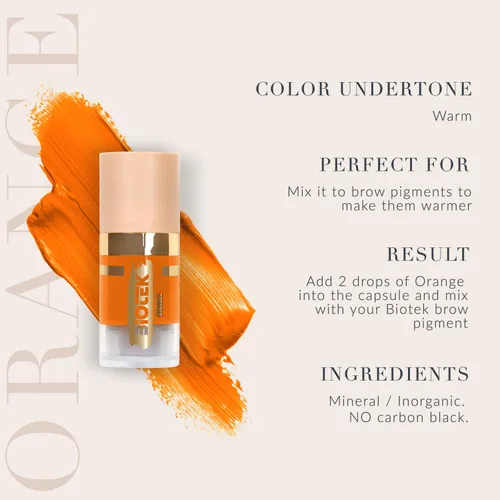 Miniatura 2 de Pigmento corrector de mezcla para maquillaje permanente - Hecho en Italia - Naranja 0,24 fl.oz.
