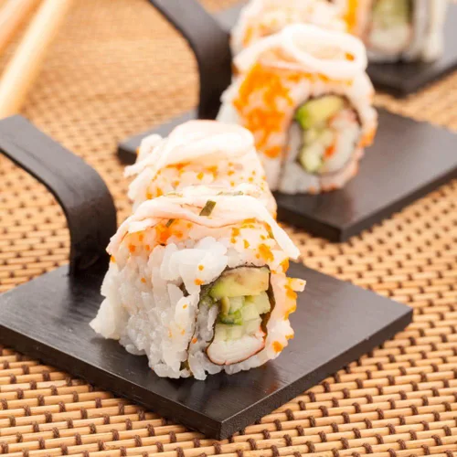 Miniatura 3 de Restaurantware Platos de bambú de 7 x 2.25 pulgadas, 100 bandejas negras – bandejas rectangulares desechables de bambú negro para servir sushi