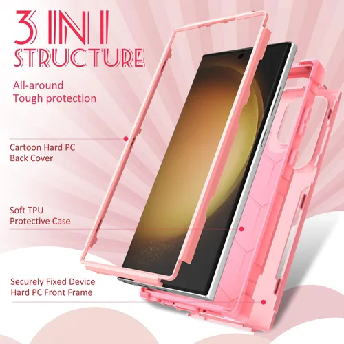 Miniatura 4 de para Samsung Galaxy S22 Ultra Funda - Funda de teléfono linda para mujeres y chicas Diseño único y estético genial Flor Kawaii resistente de alta