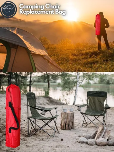 Miniatura 6 de Bolsa de repuesto para silla de camping plegable, silla de campamento portátil, hamaca, esterilla de yoga, paraguas, tiendas de campaña, trípodes