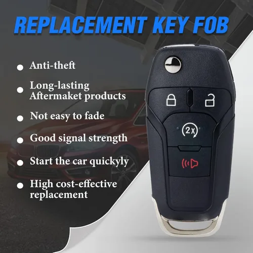Miniatura 6 de Keymall Control remoto de entrada sin llave para Ford F150/F250/F350/F450/F550 2017-2020 para Ford Ranger 2019 2020