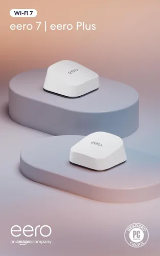Miniatura 12 de Amazon eero 7 con 1 mes gratis de eero Plus (renovación automática): WiFi rápido hasta 2.5 Gbps, cubre hasta 2,000 sq. ft., paquete de 1