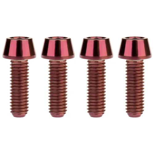 Miniatura 114 de Titanio Ti M6 x 10 16 18 20 25 30 35 40 45 50 55 60 2.559 in Allen - Tornillos hexagonales de 2.559 in, tornillos cónicos, paquete de 4