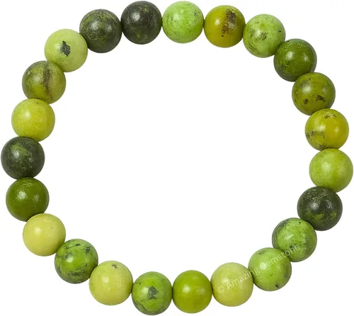 Miniatura 268 de Amazing Gemstone Pulsera de cristal para mujeres y hombres, pulsera de cristal curativo de protección, pulsera elástica con cuentas de piedras
