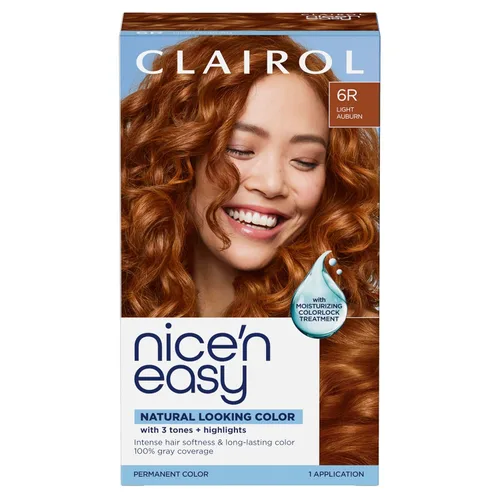 Miniatura 77 de Clairol Nice'n Easy Tinte Permanente para el Cabello, 6 Castaño Claro, Paquete de 3 6 marrón claro