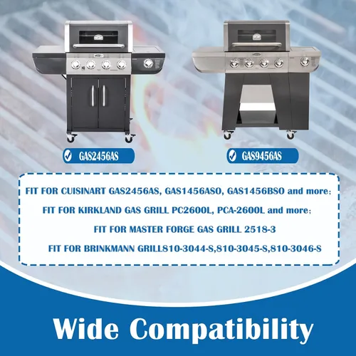 Miniatura 2 de SafBbcue Reemplazo de rejillas de cocción de 17.8 pulgadas para parrillas Cuisinart GAS2456AS GAS9456AS GAS1456ASO GAS1456BSO Rejillas de parrilla