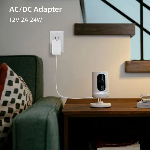 Miniatura 9 de Adaptador de fuente de alimentación de 12 V, 2 A, convertidor de 24 W CA/CC de 100 V-240 V a 12 voltios y extremos de cable desnudo + terminales