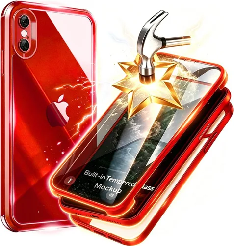 Miniatura 25 de Funda para iPhone 11 con protector de pantalla [vidrio templado 9H integrado], protección de cuerpo completo 360 de doble capa protectora