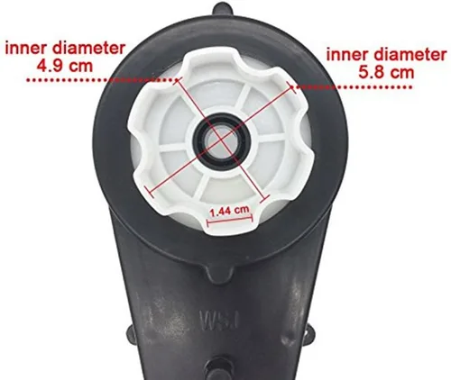 Miniatura 3 de Caja de cambios 550 15000RPM 12V Motor eléctrico Caja de engranajes para niños, motocicletas RS550 Drive Engine Match Juguetes para niños