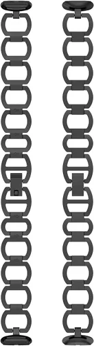 Miniatura 5 de Compatible con Fitbit Luxe Band ajustable de acero inoxidable Parker Link pulseras de repuesto elegantes correas elegantes para accesorios de lujo