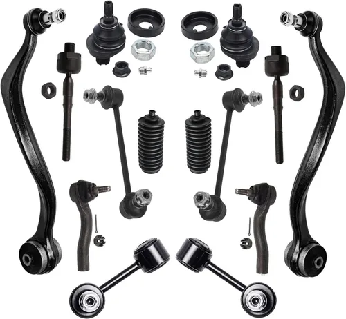 Miniatura 13 de Detroit Axle - Kit de suspensión frontal de 16 piezas para RWD Chrysler 300 Dodge Charger Challenger Magnum 6 brazos de control con rótulas 2