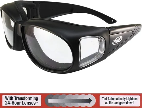 Miniatura 7 de Global Vision Outfitter Gafas acolchadas para motocicleta de ajuste envolvente