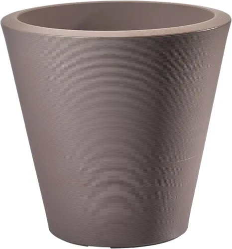 Miniatura 25 de Crescent Garden Madison Planter– Maceta resistente a la intemperie, doble pared para interiores y exteriores con orificio de drenaje, contenedor