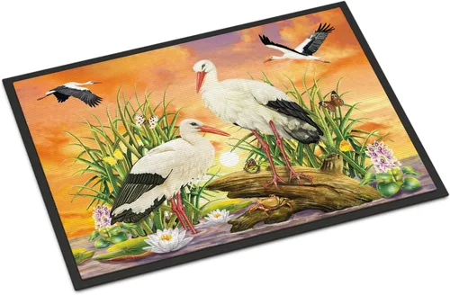 Miniatura 31 de Caroline's Treasures PRS4045MAT - Tapete para puerta delantera, 18 x 27 pulgadas, para interiores y exteriores, para entrada, antideslizante