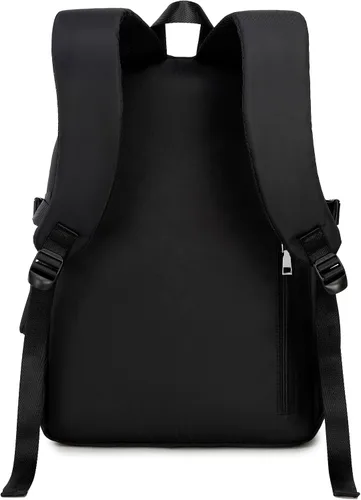 Miniatura 4 de Acmebon Conjunto de mochila para portátil de moda espaciosa para niña, conjunto casual de mochila para mujer, color negro