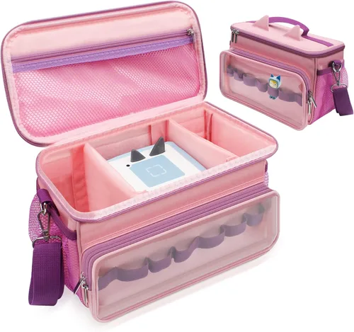 Miniatura 11 de Sun3drucker Estuche de transporte para el juego de iniciación de Toniebox y figuras de Tonie, bolsa de viaje para Toniebox 2 accesorios, auriculares