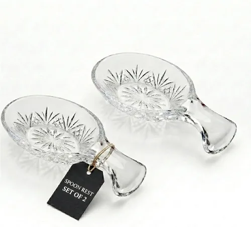 Miniatura 8 de Godinger - Soporte para cucharas extra grande, soporte para cucharas de cristal, colección Dublin, 9.2 x 4.7 pulgadas