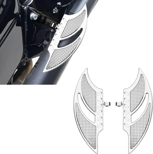 Miniatura 9 de Pisos Amplios para Motocicleta para Conductor y Pasajero Estriberas Frontales y Traseras para Harley Touring, Electra Glide, Road Glide, Road