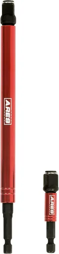 Miniatura 13 de ARES 22013 - Juego de adaptadores de enchufe de grado de impacto de 3 y 6 pulgadas con funda de color, convierte los destornilladores de taladro