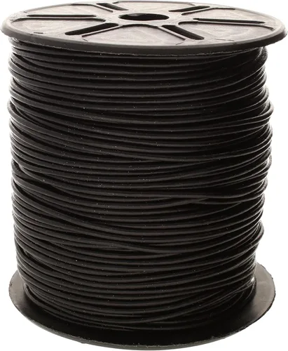 Miniatura 70 de The Beadsmith Cordón de cuero – Negro – Bobina de 0.039 in – 5 yardas/14.8 ft – Tanga de cuero indio ideal para trenzar, cuentas, collares, cordones