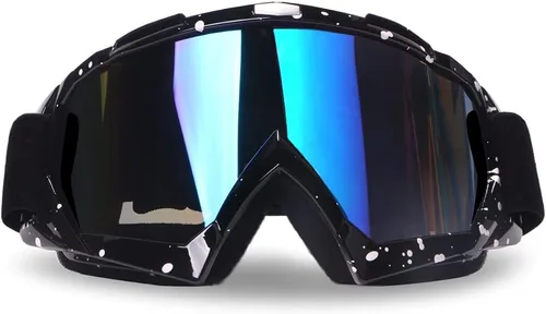 Miniatura 10 de Gafas de Motocicleta Motocross Dirt Bike Resistentes al Viento ATV A Prueba de Polvo Gafas de Carreras Resistentes a los Arañazos Gafas de Seguridad