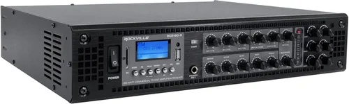 Miniatura 5 de Rockville RCS180-6 180W 6-Zona 70v Amplificador Comercial, Bluetooth, USB/SD/RCA, Mic, Entradas Ópticas, FM, para Restaurantes/Oficinas