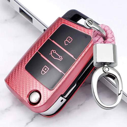 Miniatura 8 de ontto Funda para llavero con tapa para Audi A1 2020