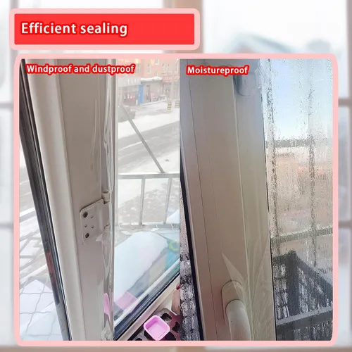 Miniatura 7 de Birllaid Cinta de Sellado Transparente para Ventanas contra el Clima, 3 Pulgadas x 55 Yardas (165 Pies), Cinta de Sellado de Aislamiento para Aire