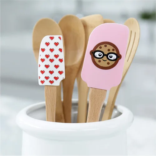 Miniatura 5 de Wilton ROSANNA PANSINO Wilton Nerdy Nummies - Espátulas de silicona, juego de 2 espátulas de silicona