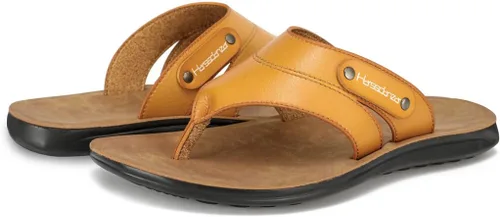 Miniatura 4 de Harssidanzar Sandalias planas para hombre, estilo vintage, cómodas, ligeras, para verano, playa, KM216