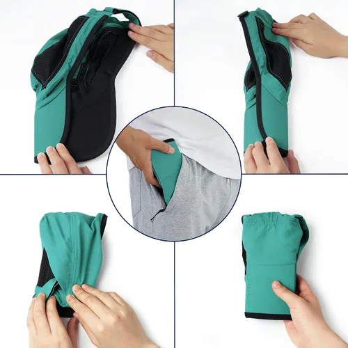 Miniatura 5 de GADIEMKENSD Sombrero plegable para hombre de ala larga con protección solar UPF 50+