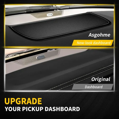 Miniatura 5 de Alfombrillas personalizadas para R-am Pickup 1500, 2500, 3500, accesorios 2011-2018, cubierta antideslizante mejorada para tablero