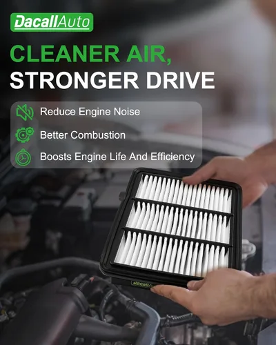 Miniatura 6 de Juego de filtros de aire de cabina y motor de carbón activado para Honda Accord 1.5L 4Cyl Gas (2018-2022) [solo gas de 1.5 litros], reemplaza