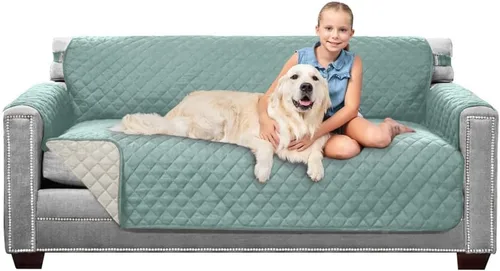 Miniatura 60 de Sofa Shield - Funda para sillón reclinable con correa patentada, protector de cojín, funda reversible diseñada en EE. UU. resistente a manchas