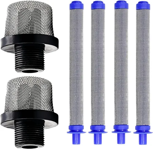 Miniatura 14 de Juego de filtros de repuesto para filtros rociadores de pintura Graco, incluye 1 paquete 288716 de rosca de filtro de entrada de 3/4 pulgadas y 3