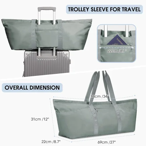 Miniatura 4 de Bolsa grande para esterilla de yoga con compartimento para zapatos y bolsillo impermeable, bolsa de gimnasio para pilates con soporte para esterilla