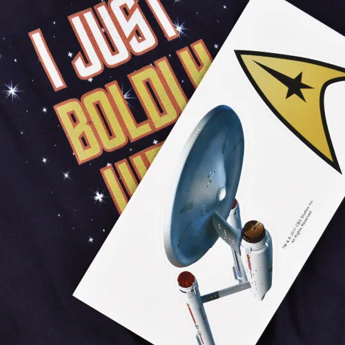 Miniatura 6 de Star Trek I Just Boldly Went - Enterizo y calcomanías para bebés y niñas